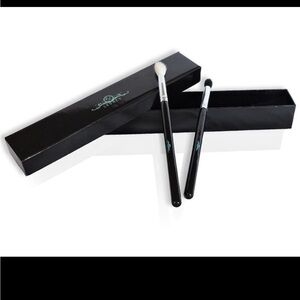 Eyeshadow Blending Brushes 2 pc Best Eyeshadow Brush Set – With Crease Brush